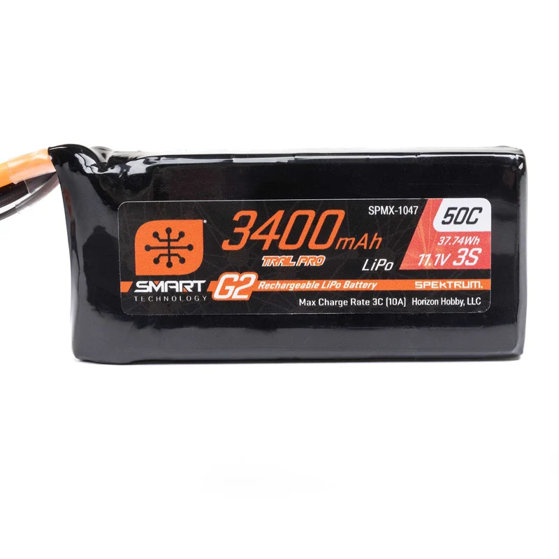 Spektrum Accu lipo 11.1v 3400mAh 3S 50C IC3 G2 SPMX-1047