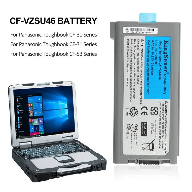 Panasonic Toughbook CF-30/CF-31 CF-VZSU46 91Wh Battery
