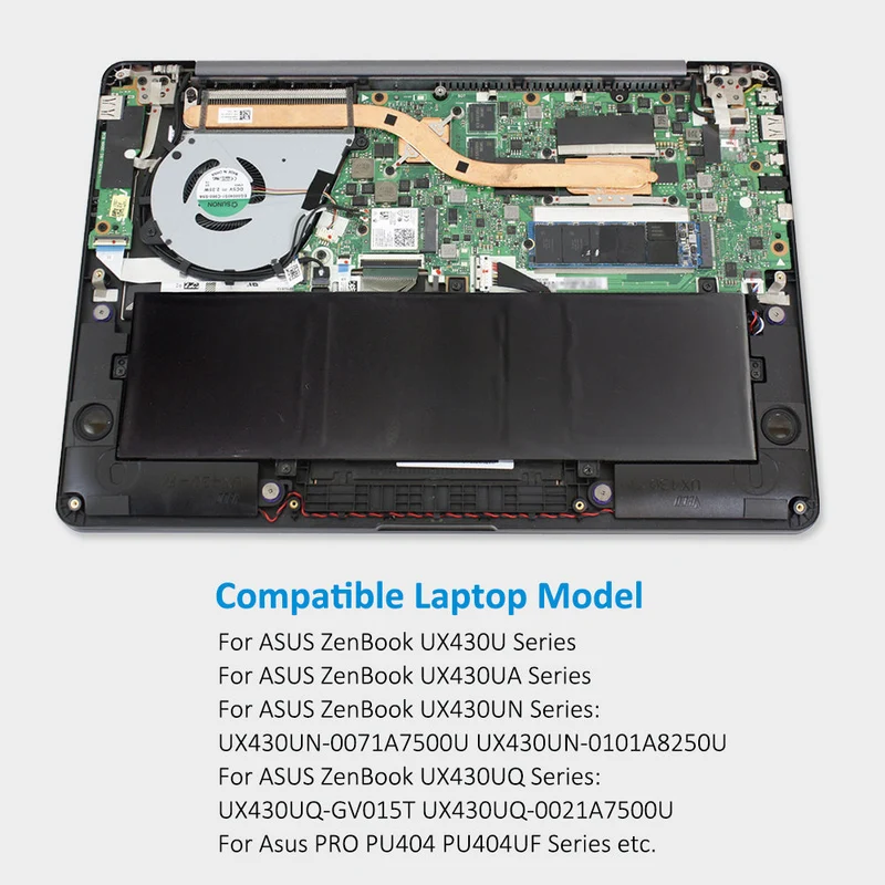 C31N1620 Laptop Battery for Asus ZenBook UX430 UX430UQ UX430UQ-GV015T PRO | EU Stock