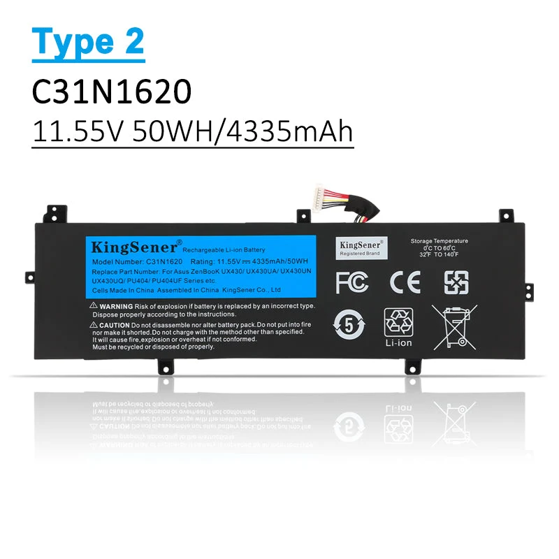 C31N1620 Laptop Battery for Asus ZenBook UX430 UX430UQ UX430UQ-GV015T PRO | EU Stock