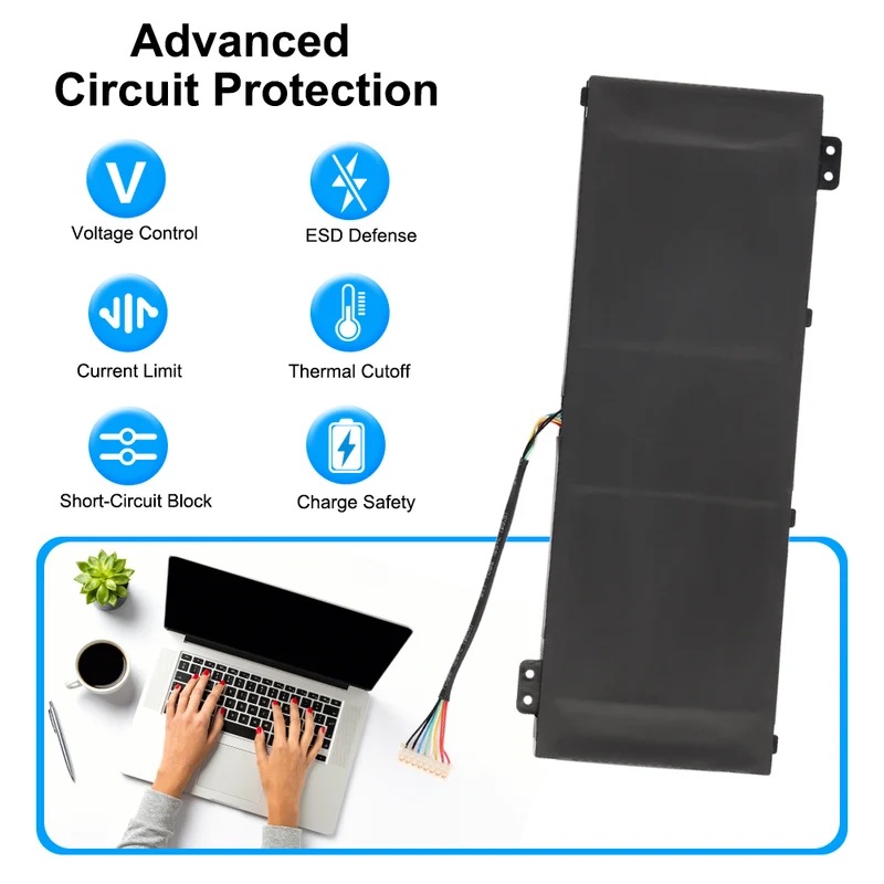 AP18E8M AP18E7M Laptop Battery For Acer Nitro 5 AN515-54 AN515-55 Series AP18E7M Kingsener EU SHIP