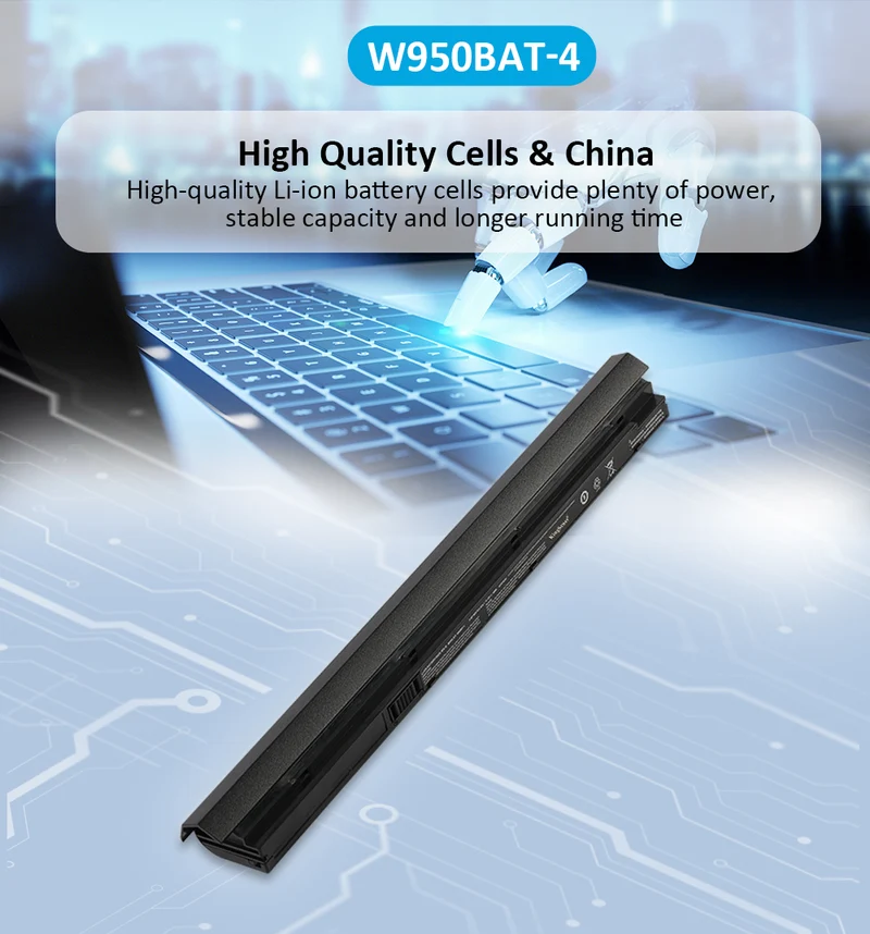 W950BAT-4 Replacement Battery for Clevo W940JU W940LU W950JU W950TU | EU Stock