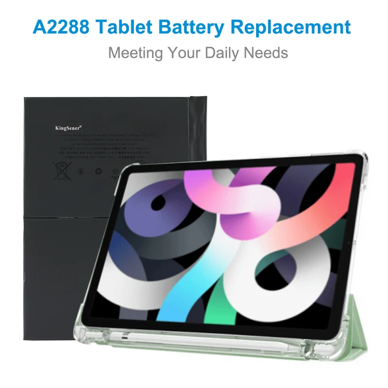 A2288 Battery for iPad Air 4 A2316 A2324 7606mAh 3.8V