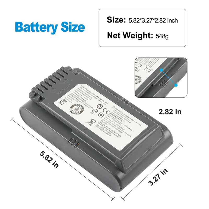 VCA-SBT90 Replacement Battery For Samsung Vacuum Cleaner JET70 VS15T7032P4