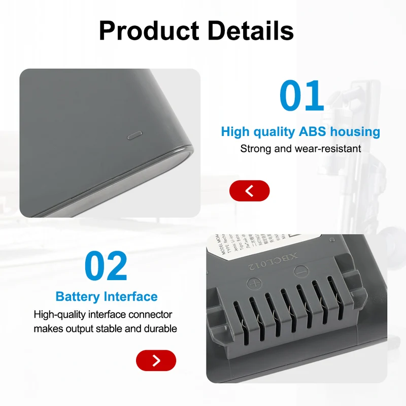 VCA-SBT90 Replacement Battery For Samsung Vacuum Cleaner JET70 VS15T7032P4