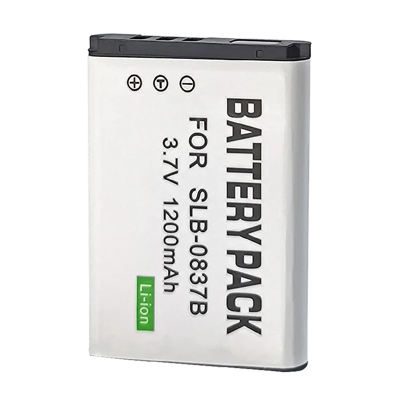 SLB-0837B Replacement Camera Battery For Samsung L201 NV10 L83T NV20 NV15 NV8 L70