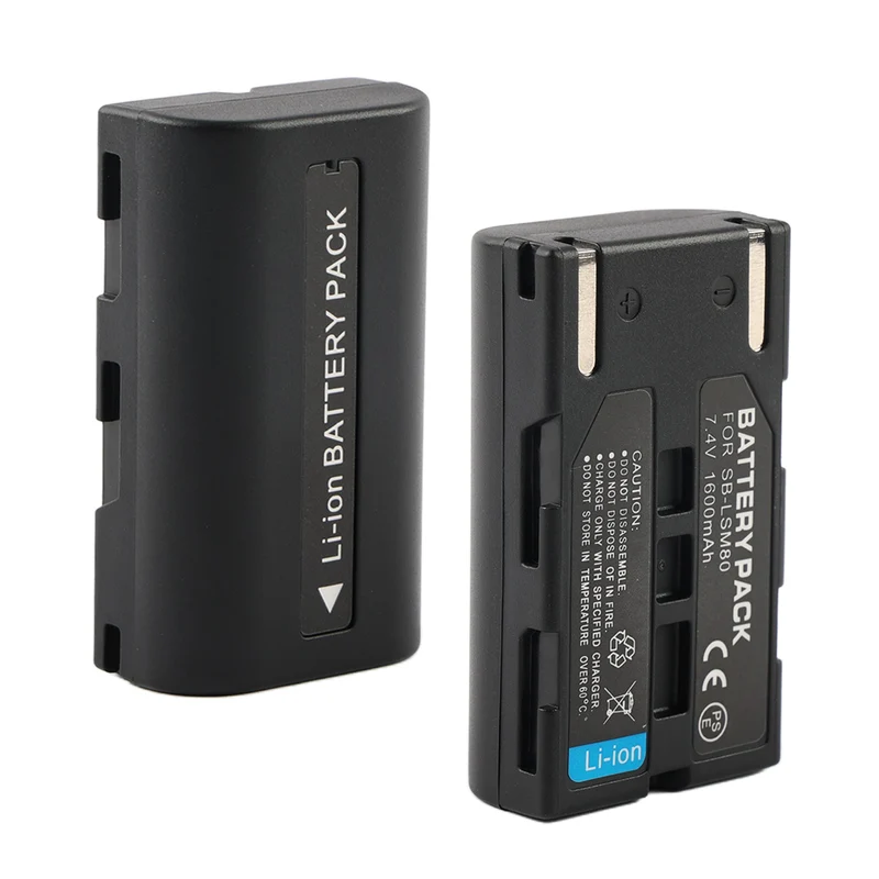 SB-LSM80 Replacement Camera Battery For Samsung SC-D263 D351 D353 D362 D363 D364 D365