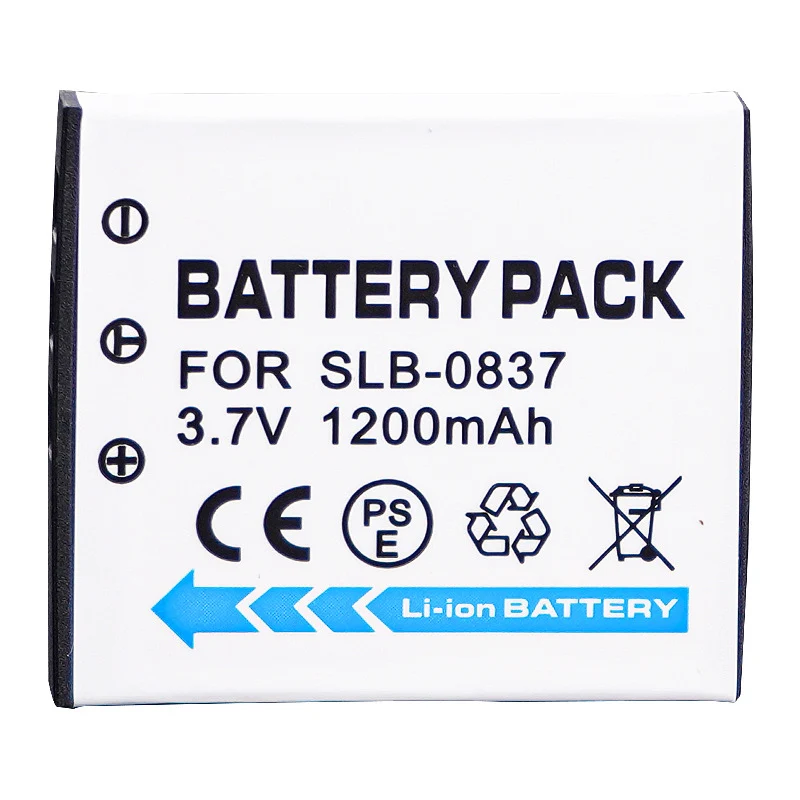 SLB-0837 Replacement Camera Battery For Samsung i5 i6 L73 L50 L60 NV3 NV5 NV7