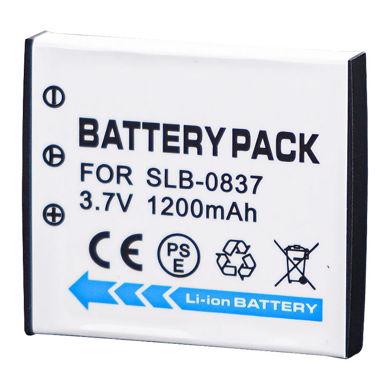 SLB-0837 Replacement Camera Battery For Samsung i5 i6 L73 L50 L60 NV3 NV5 NV7