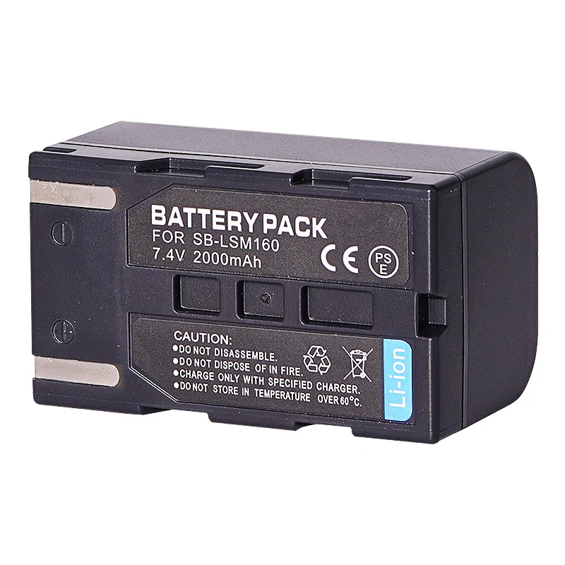 SB-LSM160 Replacement Camera Battery For Samsung SC-D366 D453 D455 D963 D965 DC163 165