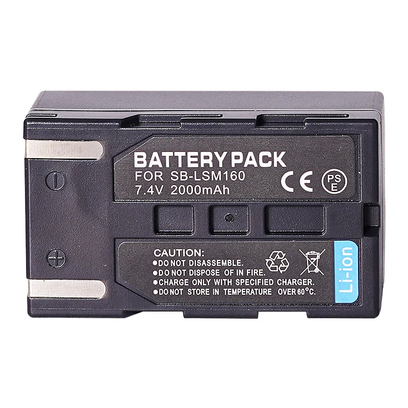 SB-LSM160 Replacement Camera Battery For Samsung SC-D366 D453 D455 D963 D965 DC163 165