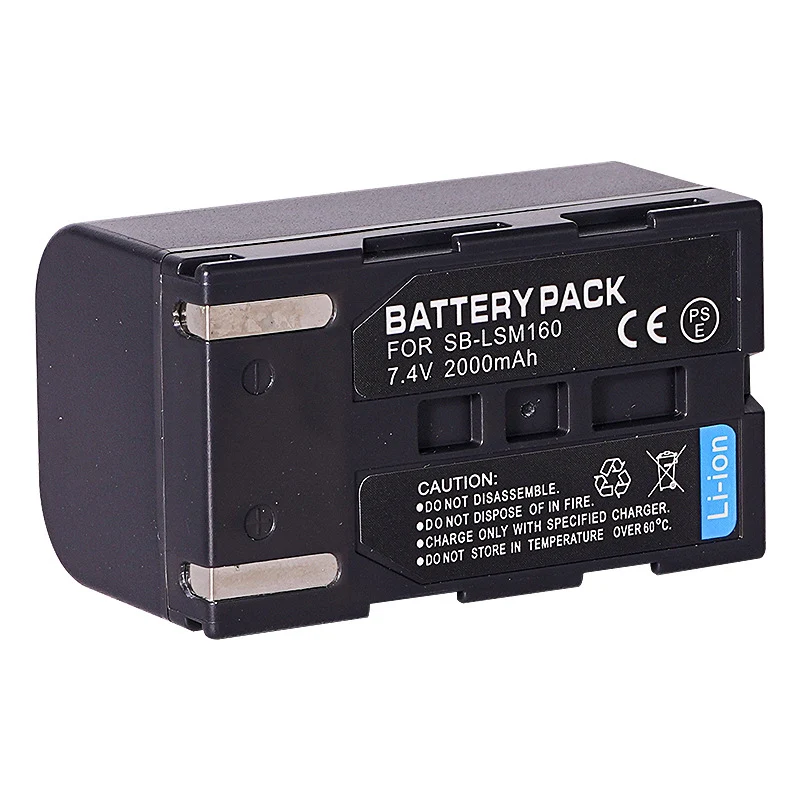 SB-LSM160 Replacement Camera Battery For Samsung SC-D366 D453 D455 D963 D965 DC163 165