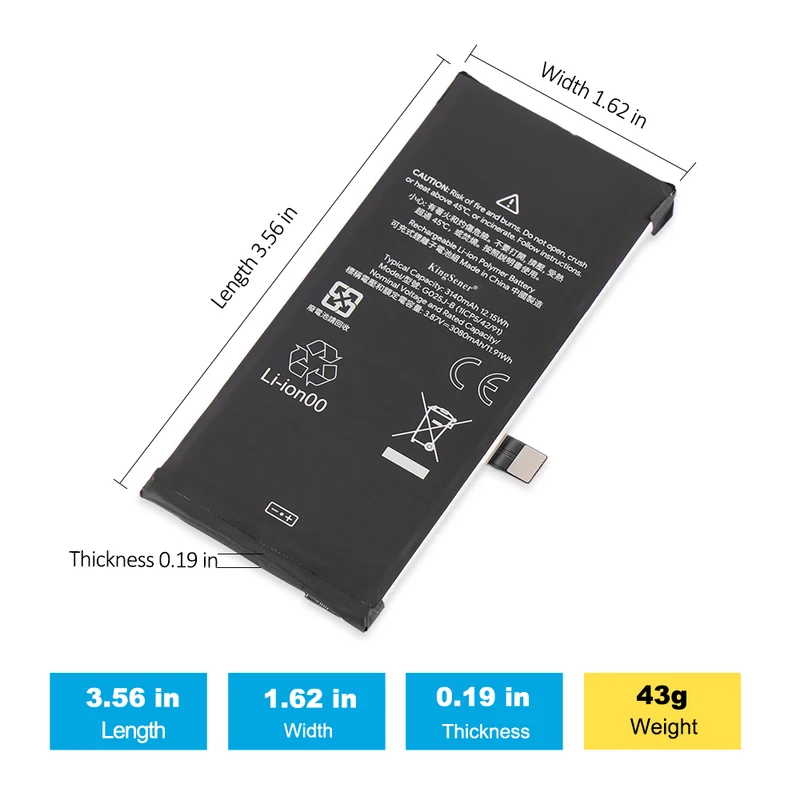 G025J-B Replacement Battery For Google Pixel 4A