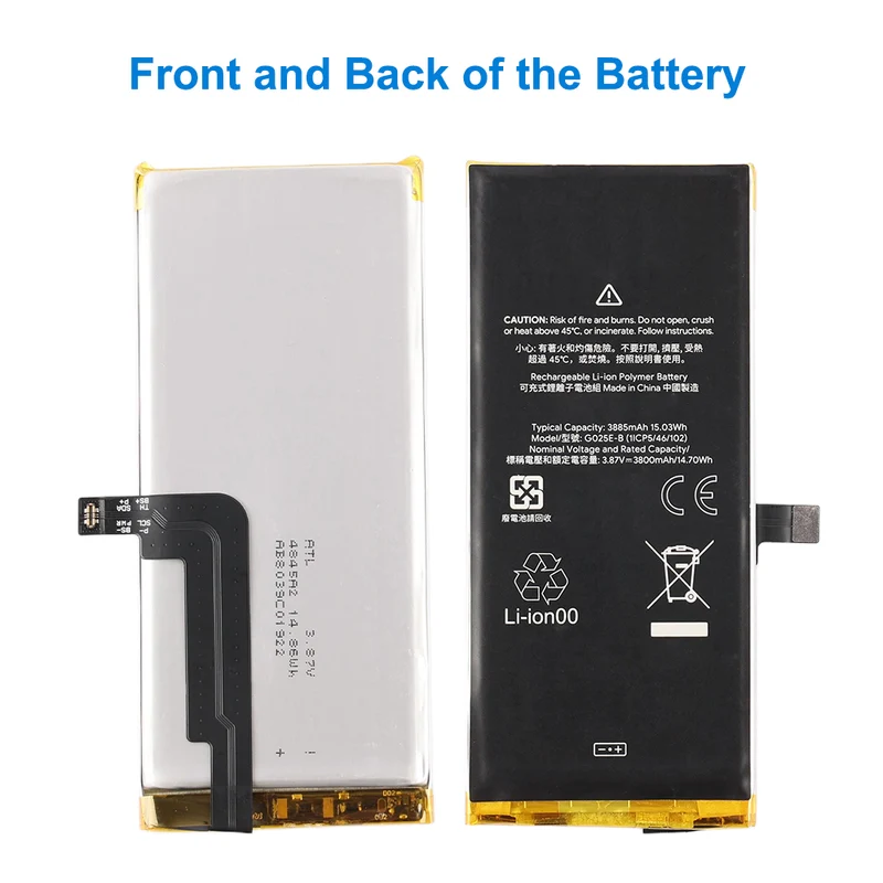 G025E-B Replacement Battery For Google Pixel 4A 5G
