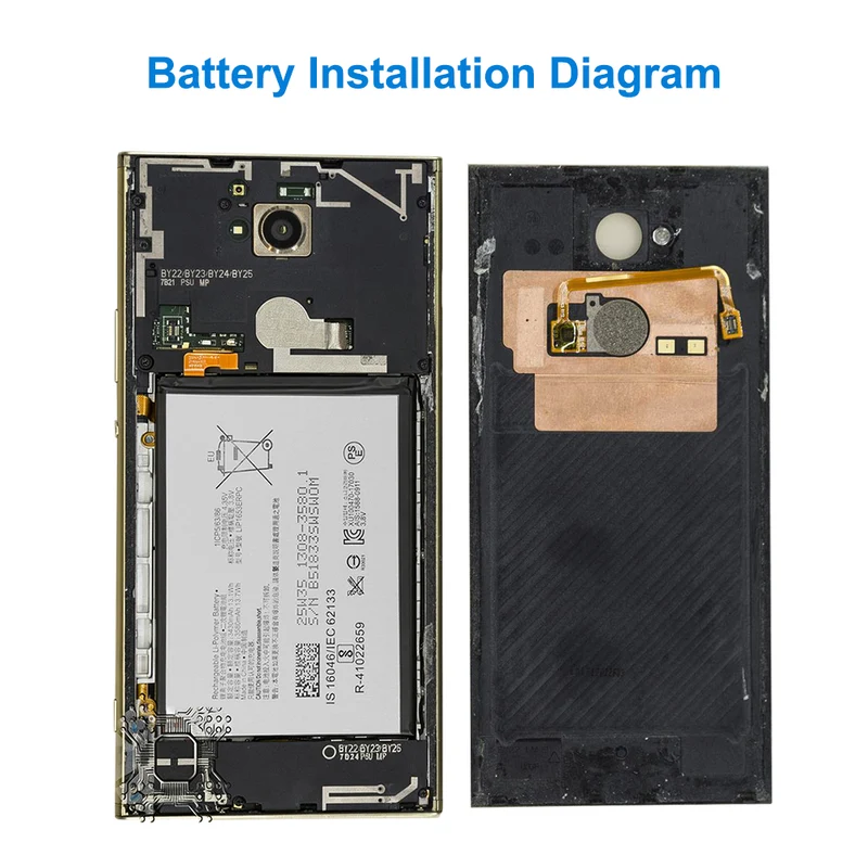 LIP1653ERPC Replacement Battery For Sony Xperia XA2 Ultra