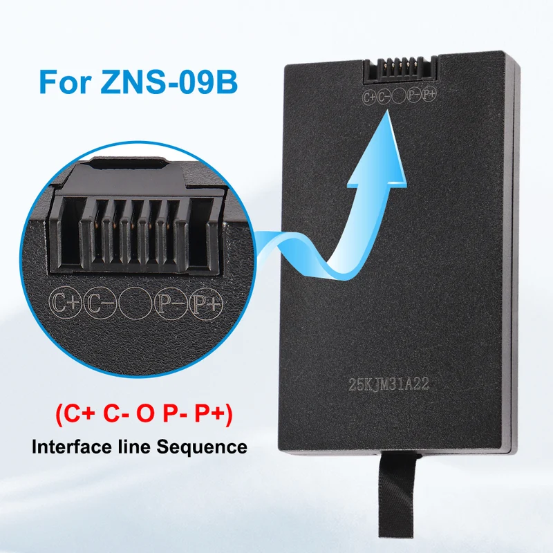 Replacement Battery C+ C- 0 P- P+ 5000mAh For Smart Door Lock ZNS-09B