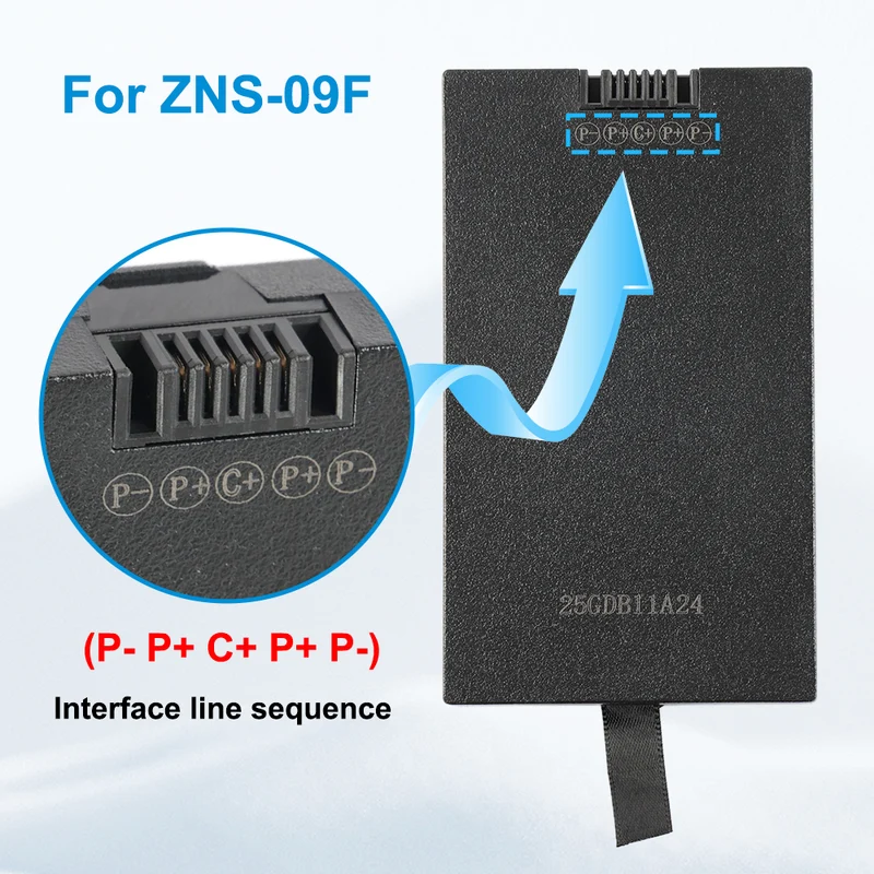 ZNS-09F 5000mAh Replacement Battery For Smart Door Lock