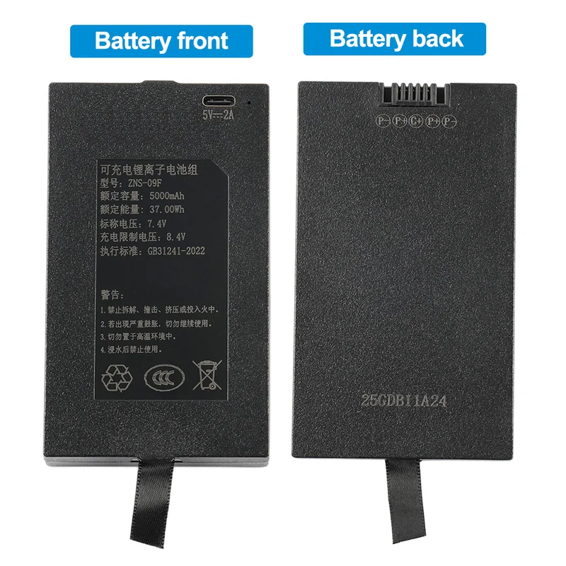 ZNS-09F 5000mAh Replacement Battery For Smart Door Lock