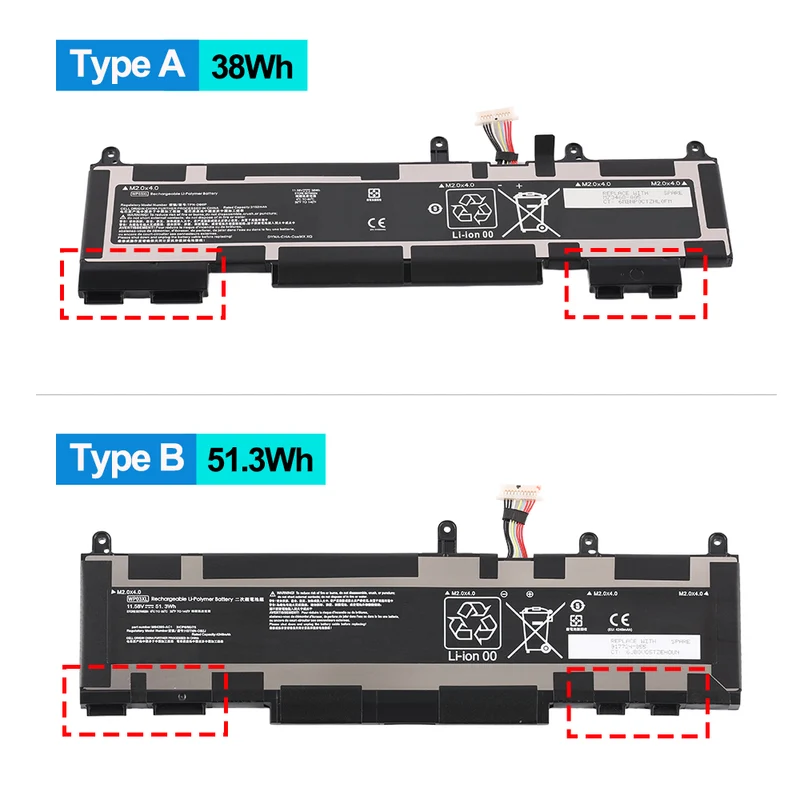 WP03XL Battery for HP EliteBook 830/835/840 G9 G10 - 51.3WH Li-ion