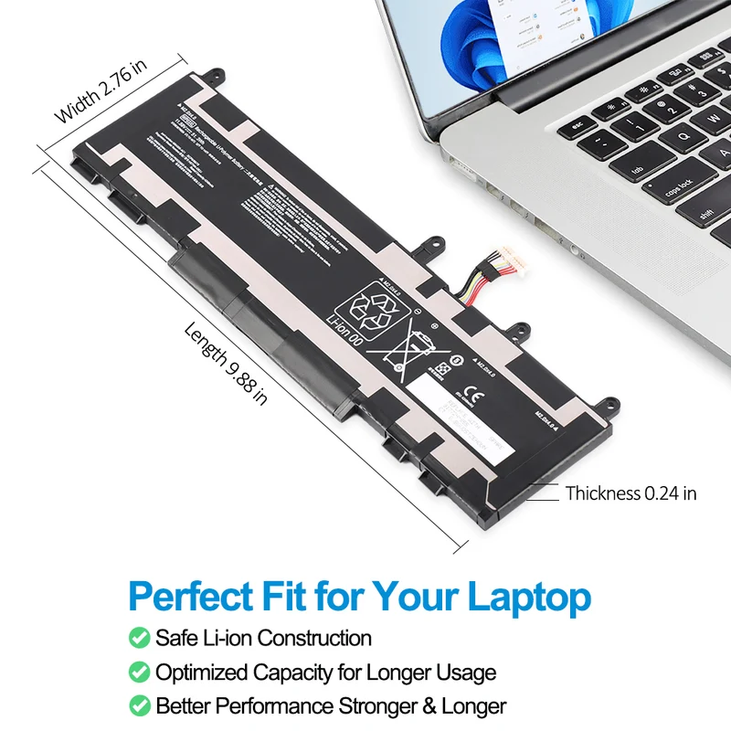 WP03XL Battery for HP EliteBook 830/835/840 G9 G10 - 51.3WH Li-ion