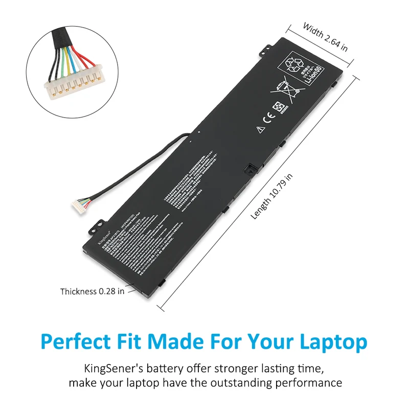 AP21B7Q Battery for Acer Predator Triton 300 SE - 76WH Li-ion Replacement