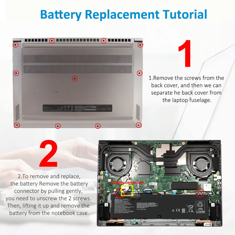 AP21B7Q Battery for Acer Predator Triton 300 SE - 76WH Li-ion Replacement