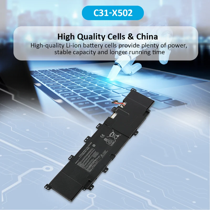 C31-X502 Laptop Battery For ASUS VivoBook X502 X502c