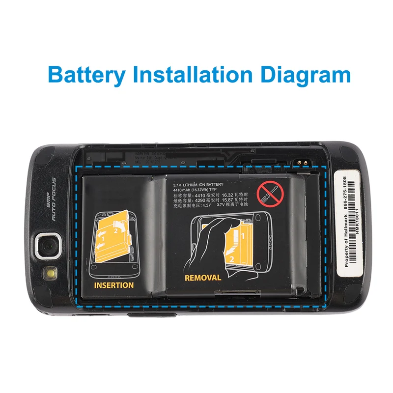 82-172087-01 Replacement Battery For Symbol Zebra MC36 TC55 Scanne