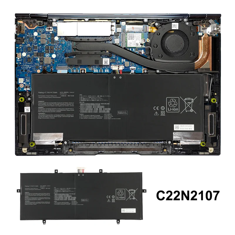 C22N2107 75WH Laptop Battery For Asus ZenBook 14 OLED UX3402