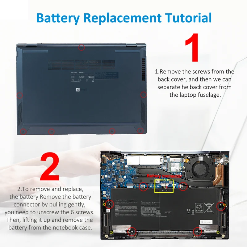 C22N2107 75WH Laptop Battery For Asus ZenBook 14 OLED UX3402
