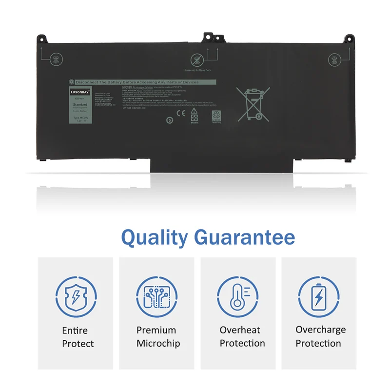 MXV9V Laptop Battery for Dell Latitude 5300 5310 7300 7400 E5300 E5310 E7300 E7400 | US Stock
