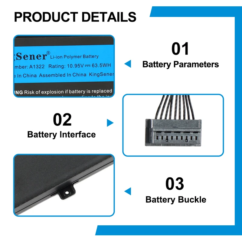 A1322 Battery for MacBook Pro 13 A1278 (Mid 2009–Mid 2012)