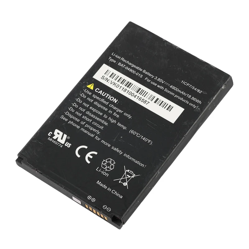BAT-04900-01S Replacement Battery For Sonim XP8 XP8800 Phone