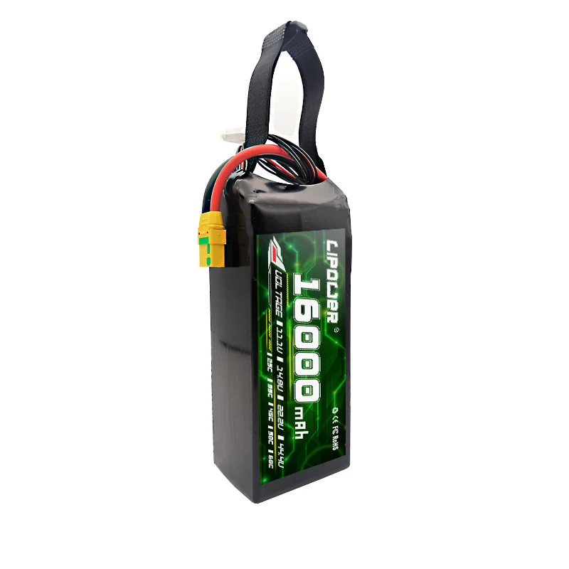 Multi-rotor fixed-wing quadcopter and hexacopter model aircraft lipo battery 16000mAh