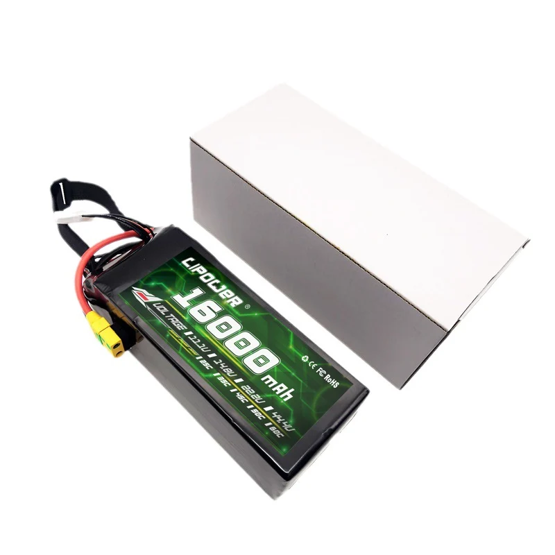 Multi-rotor fixed-wing quadcopter and hexacopter model aircraft lipo battery 16000mAh