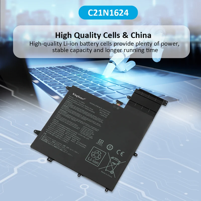 C21N1624 Laptop Battery For Asus Q325UA Q325UAR UX370UA-C4061T