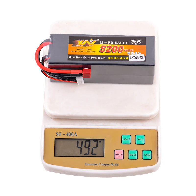 Hard shell lipo battery 4S 14.8V 3300/4200/5200/6000/7000/8000mAh 50C