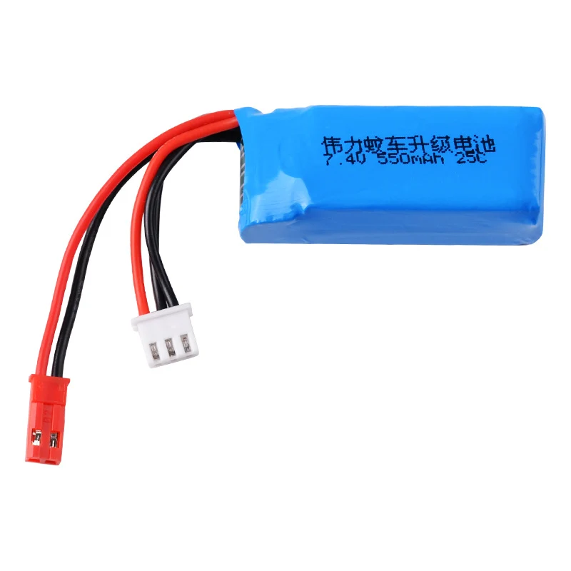 RC Mosquito Car K989 K969 K979 1/28 Remote Control Car 2S 7.4V 550mAh 20C lipo Battery Pack