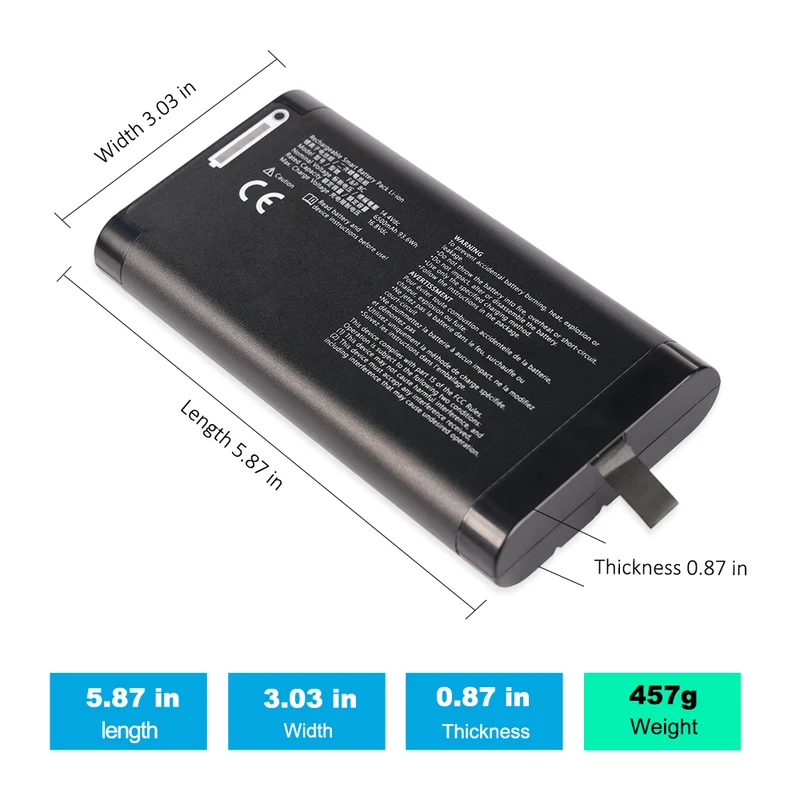 Rechargeable Smart Battery For F&P 8C