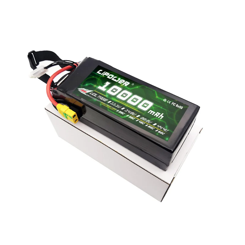 High-rate lithium cobalt oxide 10000mAh 25C 50C 100C 120C long-life low-temperature lithium battery pack