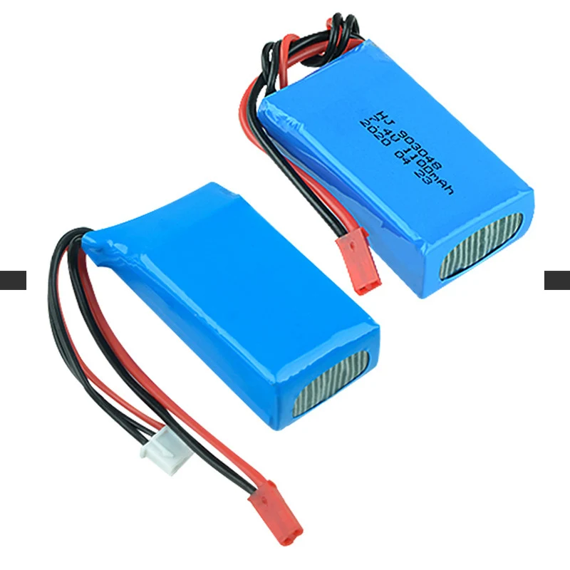 7.4V 1100mAH lithium battery for Weili A949 A959 A969 remote control high speed car battery 923048