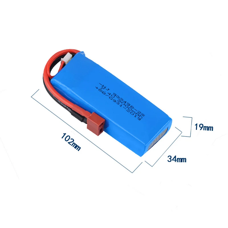 144001 124018 124019 EAT14 RC car 7.4v 3000mAh lithium battery