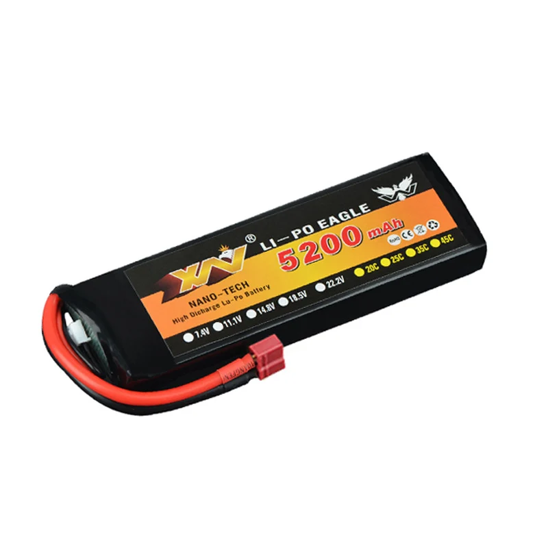 Model airplane and car model lithium battery 3S 11.1V 5200/6000/7000mAh 35C