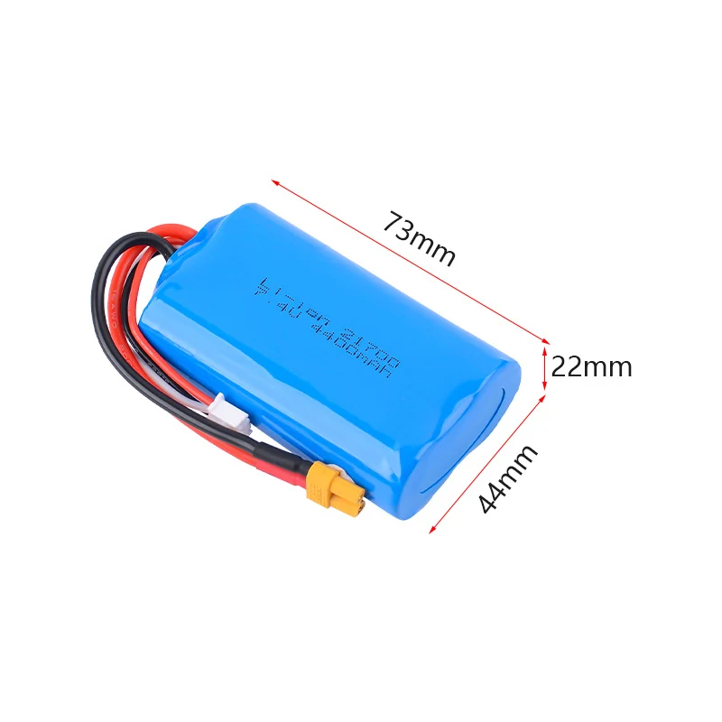 21700-2S 7.4V 4400mAh 25C RC remote control car, ship and aircraft model power lithium battery pack