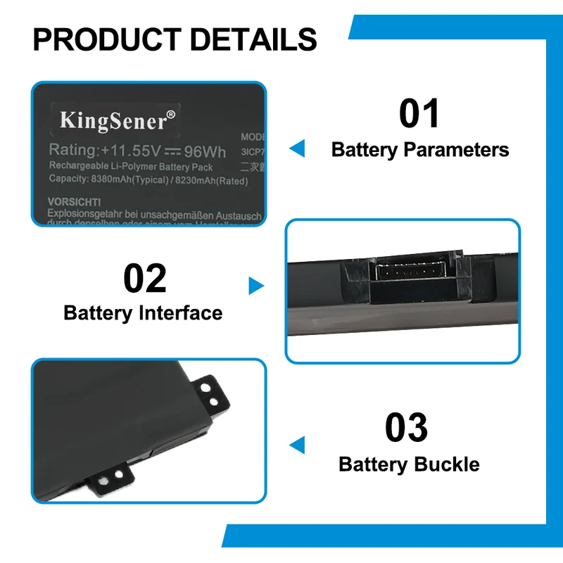 C32N2022 Laptop Battery For ASUS ZenBook Pro 15 OLED UM535QE