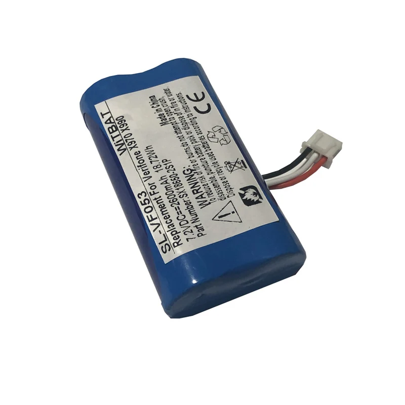SX18650-1S2P Replacement Battery For Verifone X970 X990 Credit card machine