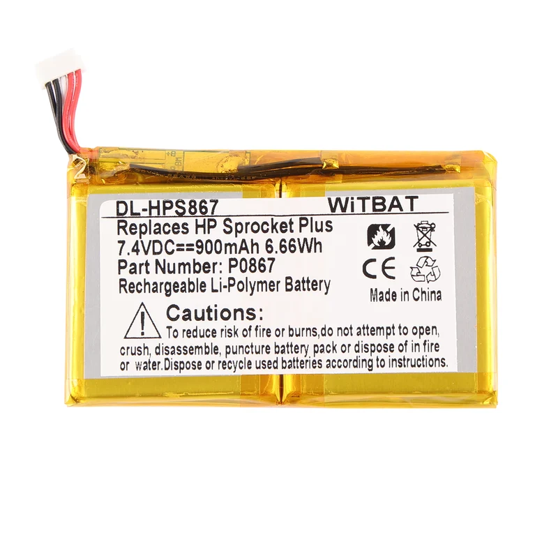 DL-HPS867 Replacement Battery For HP Pocket Printer Plus
