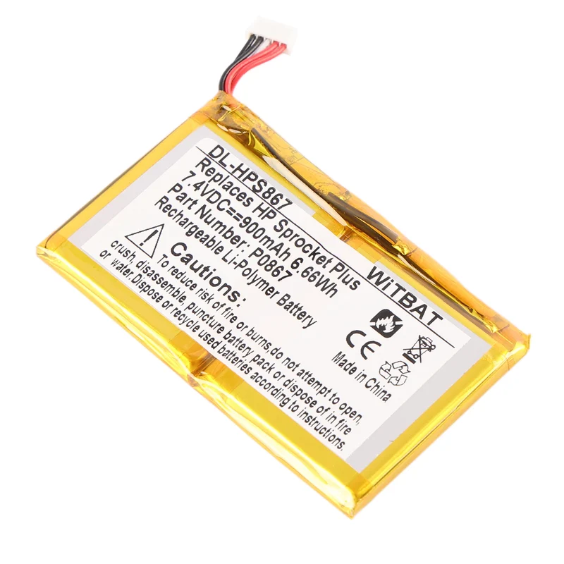 DL-HPS867 Replacement Battery For HP Pocket Printer Plus