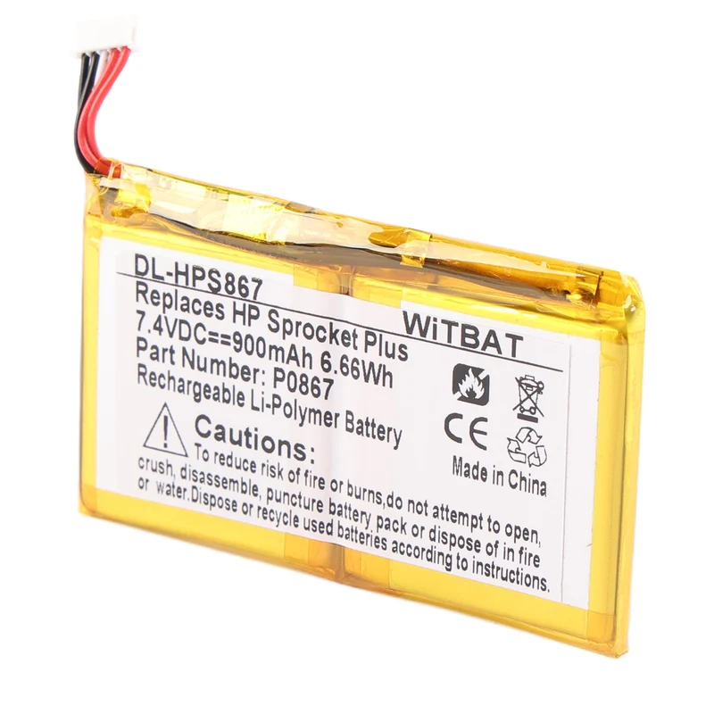 DL-HPS867 Replacement Battery For HP Pocket Printer Plus