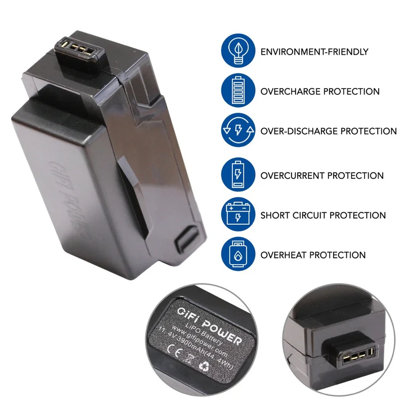 MTS-3900 Replacement Battery For Yuneec Mantis Q Mantis G